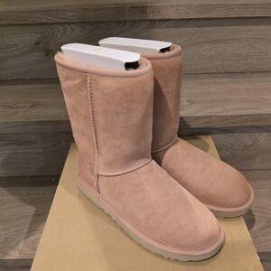 UGG Women's Classic Short II Boot in Pink Suede